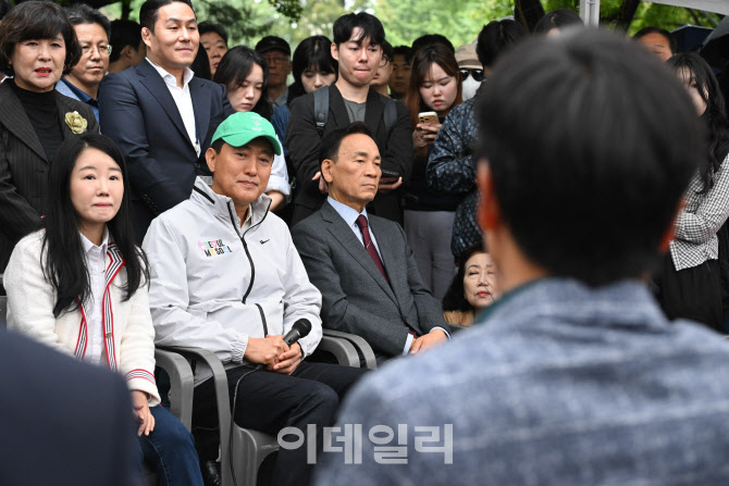 [포토] 오세훈 시장, 은마아파트 주민 간담회