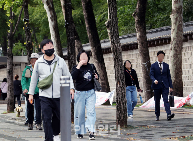 [포토] 가을 출근길