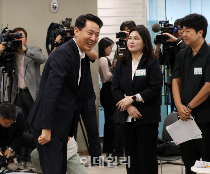 [포토] 오세훈 시장, 정비사업연합회 간담회 참석