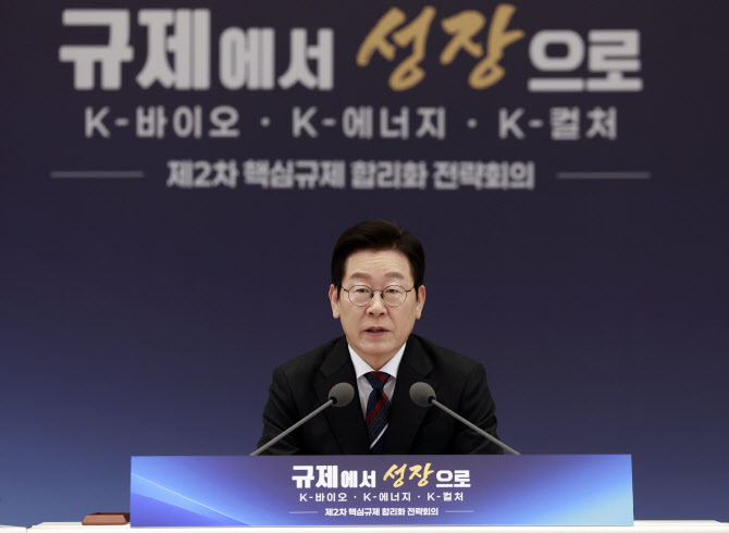 李대통령 “경제회복 강화는 결국 기업 활동 활성화…핵심은 규제합리화”(상보)
