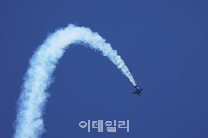 [포토고난의도 곡예를 보여주는 궤적