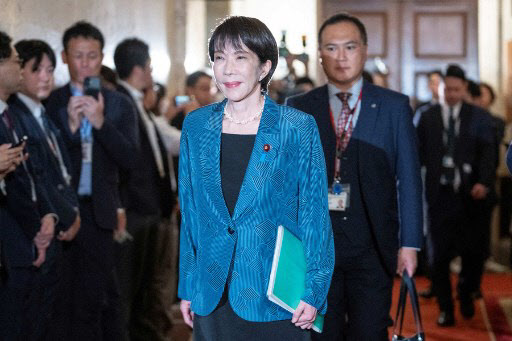 [속보] 다카이치 사나에, 일본 첫 여성 총리로 선출