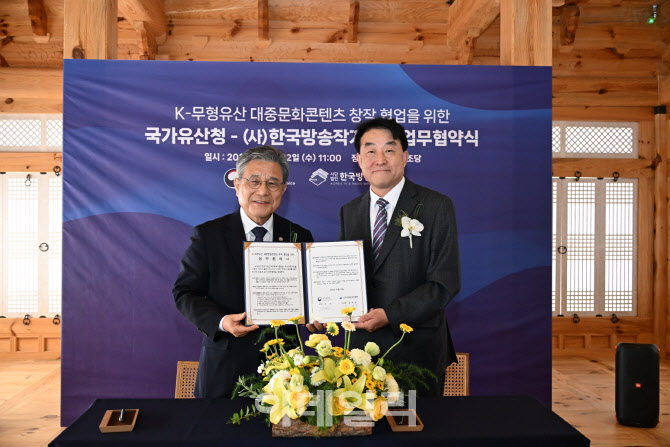 무형유산 연구 자료, 'K콘텐츠' 창작 씨앗으로 활용한다