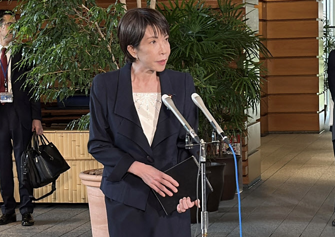 日다카이치 "납북 문제 해결 위해 北김정은과 만날 각오"