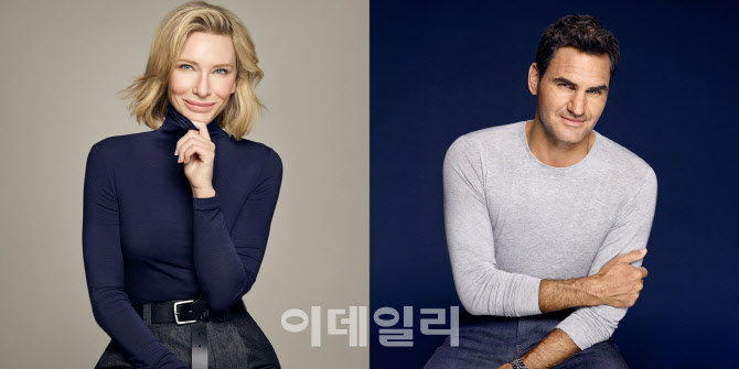 유니클로, 블란쳇·페더러와 새 히트텍 캠페인 공개