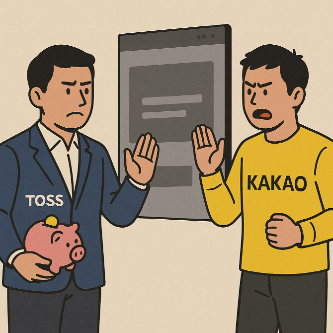 토스-카카오, 광고 노출 '방해' 공방…"경쟁사 견제 vs 트래픽 과부하"