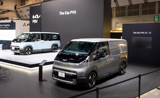 기아, `2025 재팬 모빌리티쇼` 참가…`PV5로 日 본격 진출`