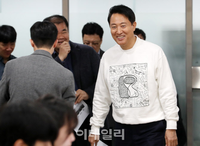 [포토] 오세훈, 내년 서울시예산안 발표