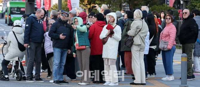 [포토]올 가을 첫 한파주의보