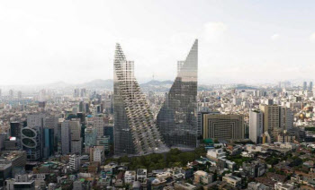 강남 르메르디앙 부지 '트윈픽스' 재편…현대건설 주도 새판짜기