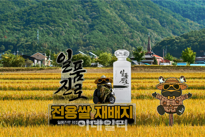 하이트진로, 양조 전용쌀 ‘일품진로쌀’ 시험재배 완료