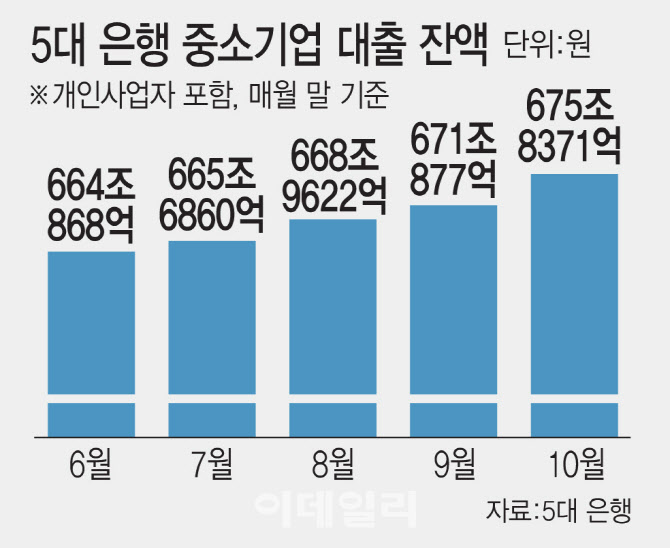 "투자 늘려라" 정부 압박에…中企대출 4개월만에 11조