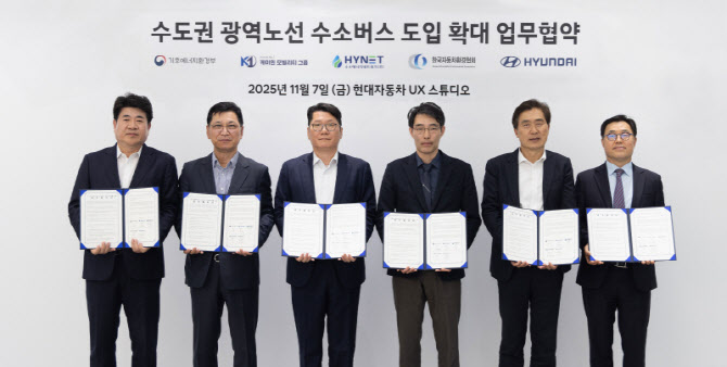 현대차, 광역노선 버스 300대 수소차 전환 지원한다