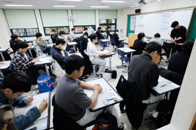 [포토]대입 수능, '노력이 실현되길'