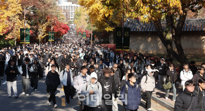 [포토]성균관대 수시모집 논술시험