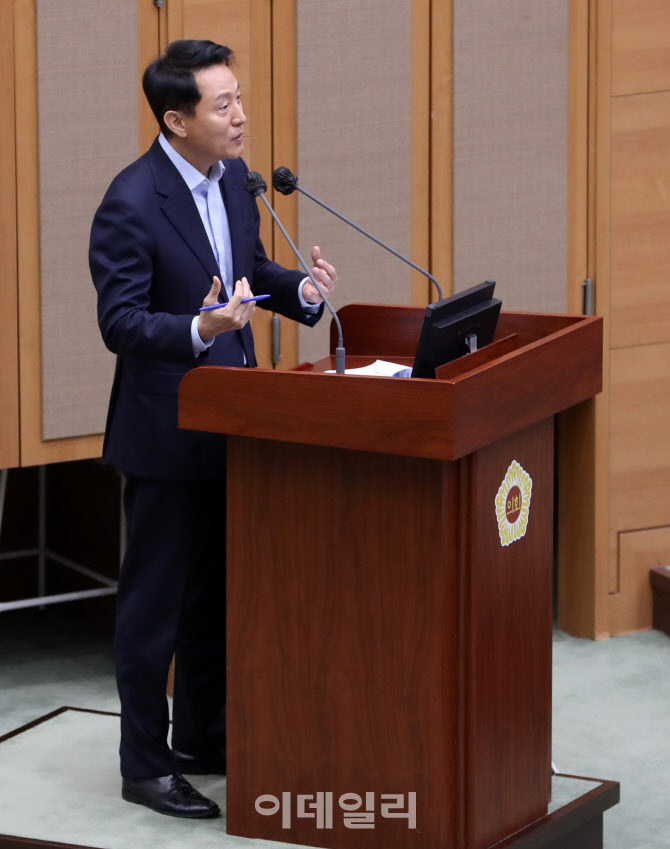[포토] 서울시의회 정례회 시정질문