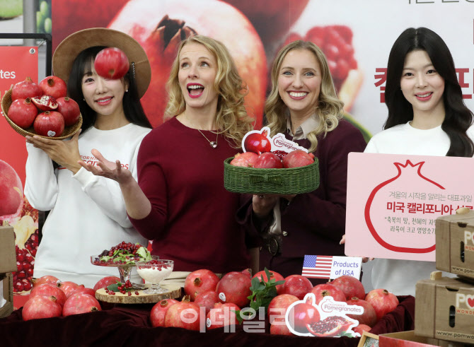 [포토] 미 대사관, 석류 출시 행사 홍보