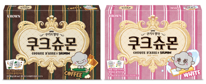 크라운, MZ 캐릭터 슈몬 품은 쿠크다스 ‘쿠크슈몬’ 출시