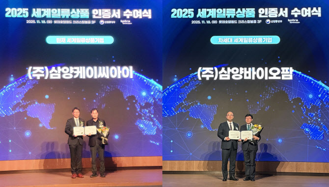 삼양그룹 스페셜티 소재 2종, ‘세계일류상품’ 신규 선정