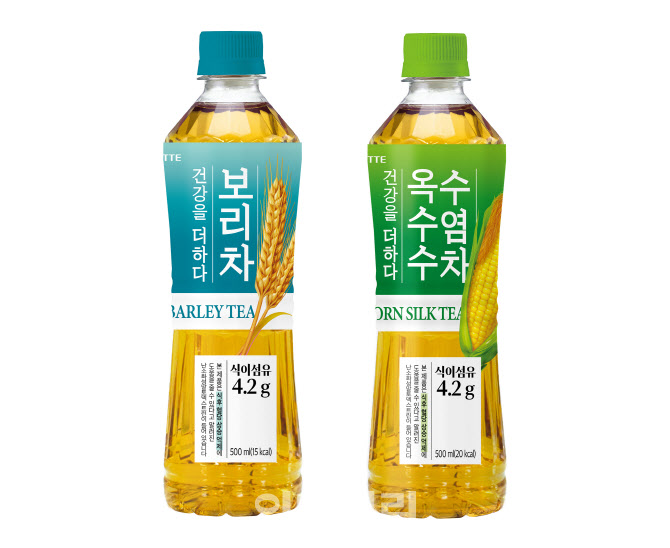 롯데칠성음료, ‘더하다’ 차음료 2종 디자인 리뉴얼