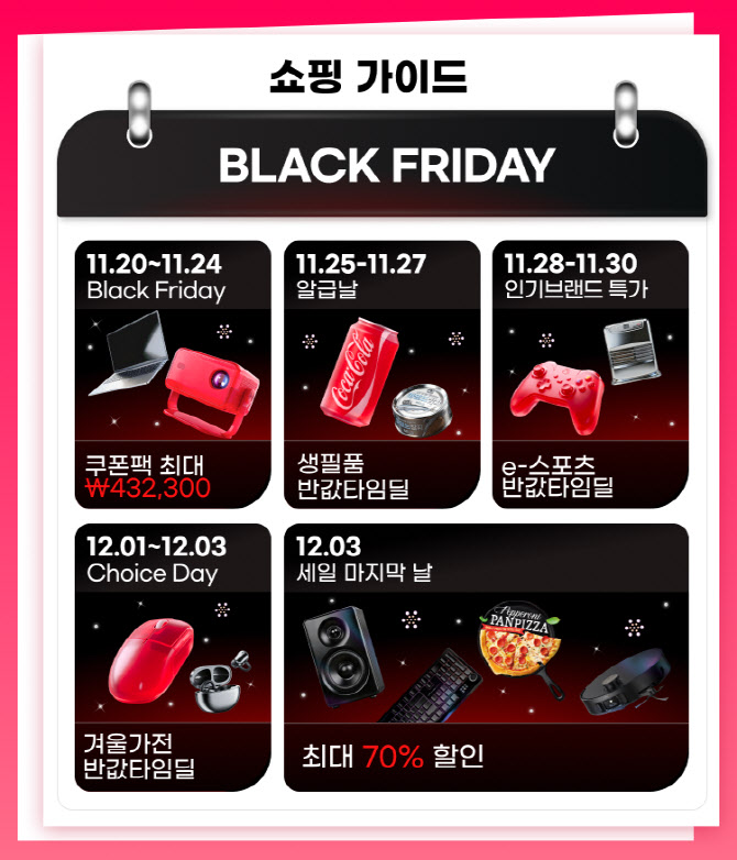 “20일 0시 스타트”…알리, ‘블프’ 행사 돌입