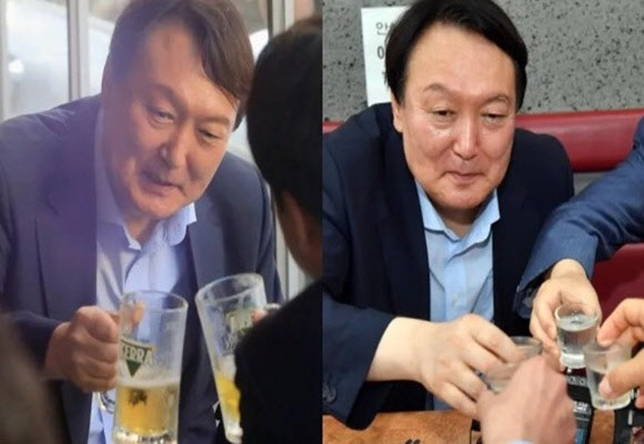 "윤석열,  폭탄주 돌리다 만취해 경호원에 업히기도"…윤건영 폭로