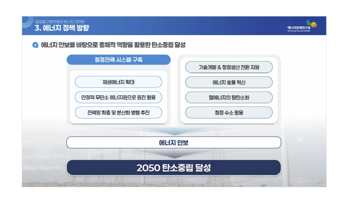 김현제 에너지경제연구원장 “재생E 확대-원전 활용 필요”