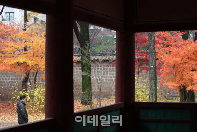 [포토] 고궁에서 즐기는 가을