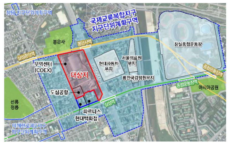 코엑스 '도심공항터미널' 부지 개발, 잠시 미뤄진다…2030년 이후 착공