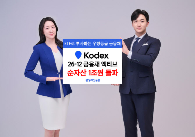 삼성운용 ‘KODEX 26-12 금융채(AA-이상) 액티브’, 순자산 1조 돌파