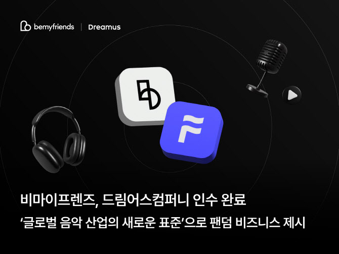 비마이프렌즈, 드림어스컴퍼니 인수 완료…플로 결합해 ‘팬덤 밸류체인’ 완성