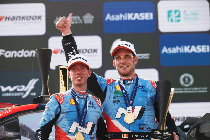 현대차 월드랠리팀, 2025 WRC 사우디 랠리 우승