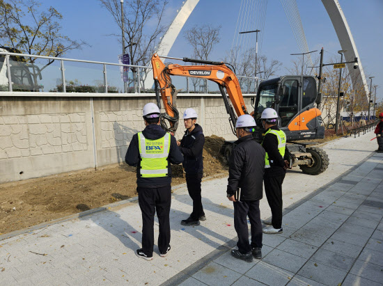 BPA, 부산항 북항 건설현장서 특별 안전점검 실시