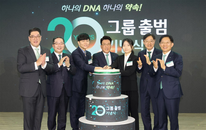 함영주 “2개 銀 지점에서 ‘하나의 DNA’로 20년 성장…금융 본질은 행복”