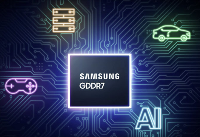 'AI 게임체인저' 삼성 GDDR7 D램, 대통령상 받았다