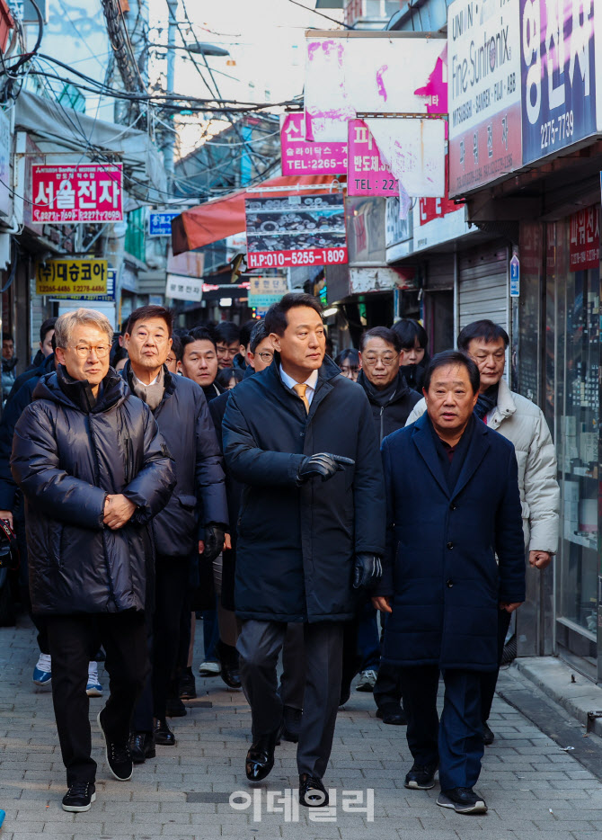 [포토] 세운상가 찾은 오세훈 시장