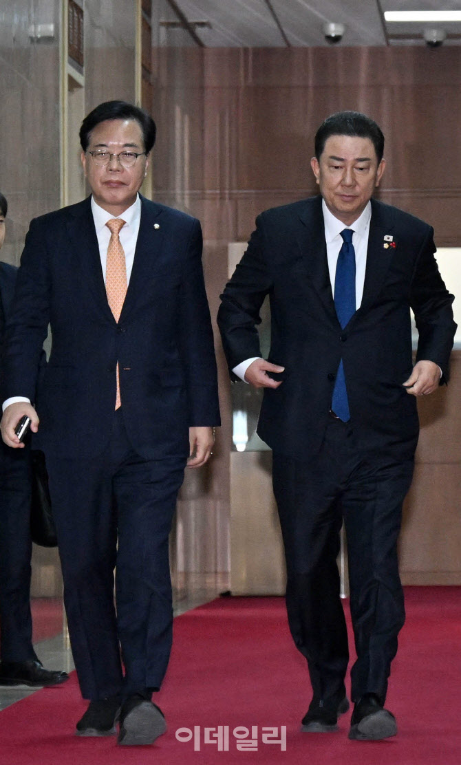 [포토]김병기-송언석, '여야 원내대표 회동'