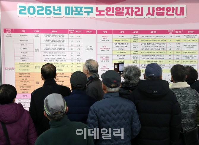 [포토] 구직에 나선 어르신들