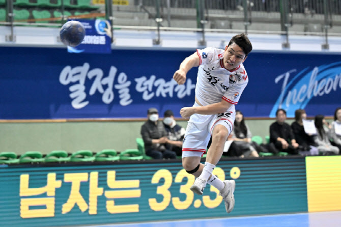 하남시청 김지훈, 핸드볼 H리그 남자부 1라운드 MVP 선정