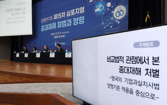 "중대재해 처벌 능사 아냐…형량 정할때 '재발방지' 고려해야"
