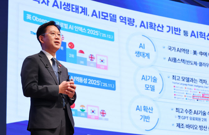배경훈 "피지컬 AI 속도 내는 中, 美보다 더 무서운 존재"