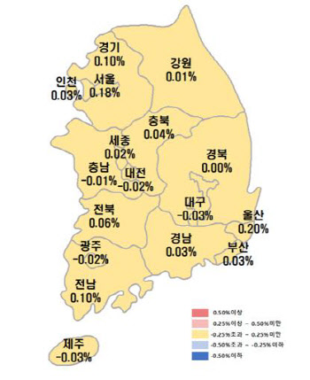서울 아파트값 ‘관망세’…서초 전세값은 올랐다
