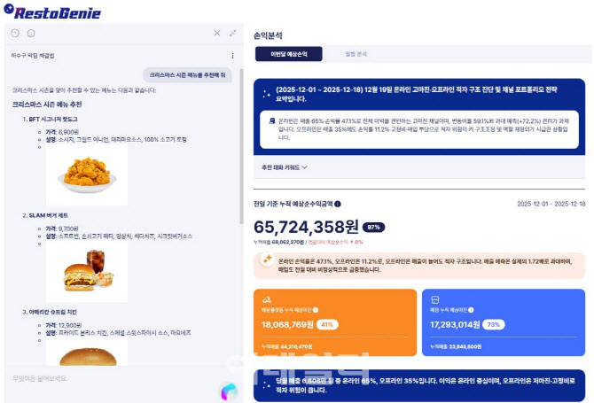 식당 사장님용 대화형AI 첫선…제주 에이바우트커피 채택