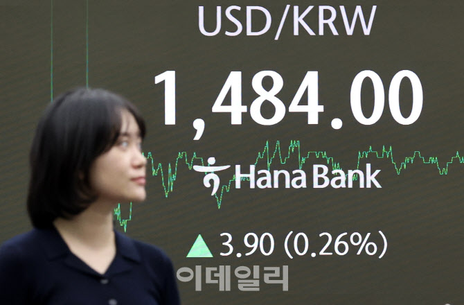 [포토]코스피 2거래일 연속 4,100선 웃돌아…환율 1,484원