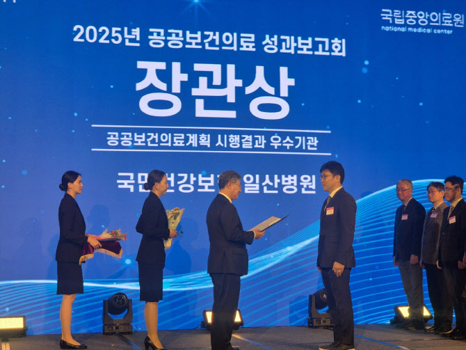국민건강보험 일산병원, 공공보건의료계획 ‘최우수 기관’ 선정
