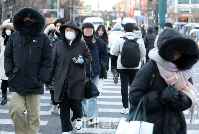 [포토] 한파에 두툼한 옷차림