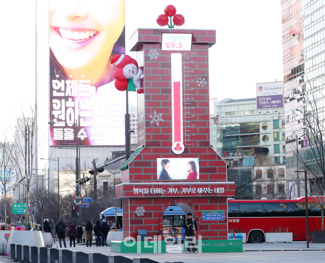 [포토] ‘희망 2026 나눔 캠페인’ 사랑의온도탑