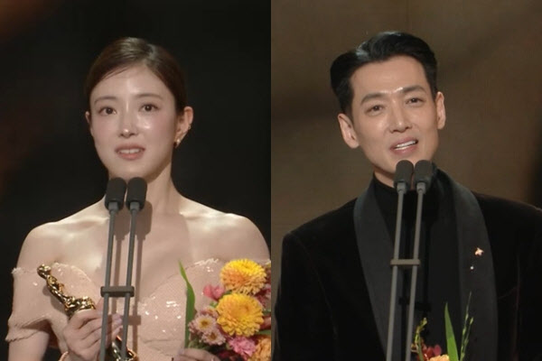 정경호·이세영, 베스트액터상…"직업 만족도 최상"[MBC 연기대상]