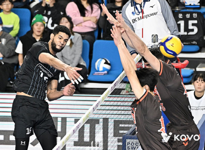 현대캐피탈 레오-현대건설 김다인, V리그 3라운드 남녀 MVP