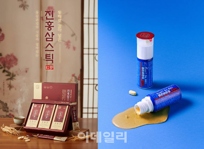 [포토] 겨울철 건강관리 홍삼 제품